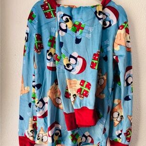 Bluey Christmas Velour Pajamas